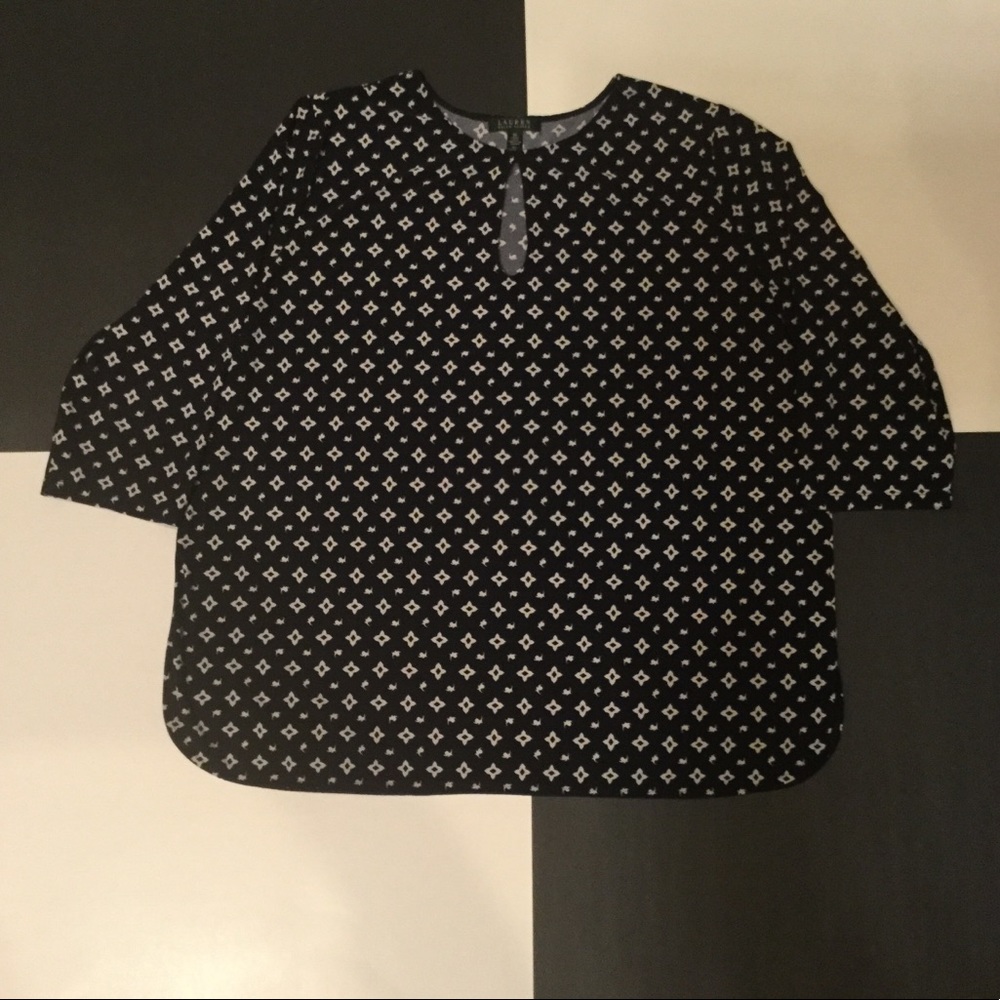 Ralph Lauren Navy & White Knit Tunic